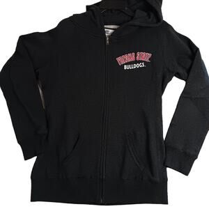Colosseum Athletics Hoodie Women's Large Dark Charcoal Fresno State Full Zip
